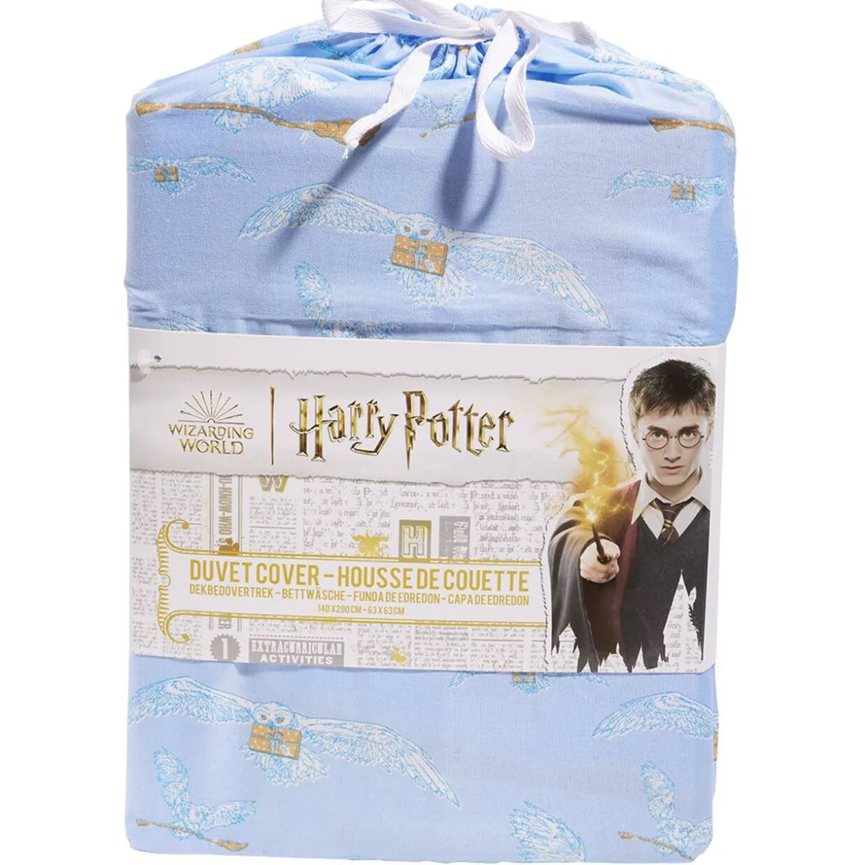 Parure de lit Harry Potter 1 personne 140x200cm