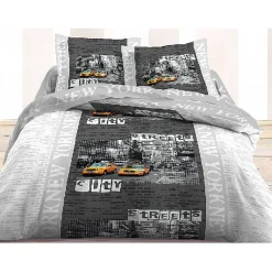 PARURE DE LIT HOUSSE DE COUETTE