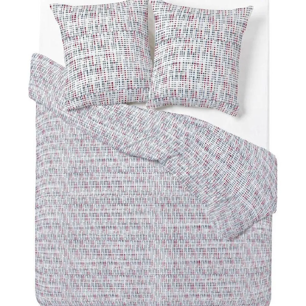 Parure de lit imprimé multicolore 2 personnes