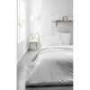 Parure de lit 240x220 cm percale de coton Blanc