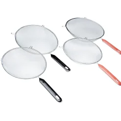 Passoire x2 Ø20 et Ø18 en métal acier et plastique, divers coloris