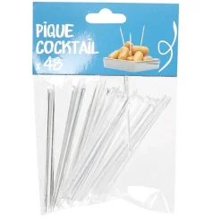 Pique cocktail blanc x48