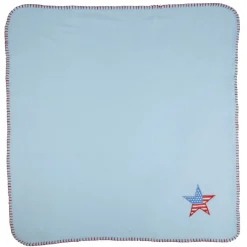 Plaid bébé brodé USA, 4 modèles