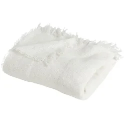 Plaid bouclette doux 130x160cm beige