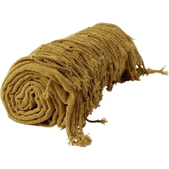 Plaid écharpe 130x150cm jaune