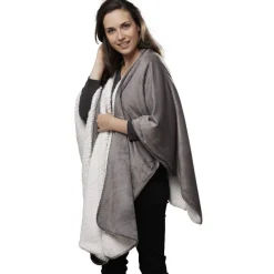 Plaid châle en polyester