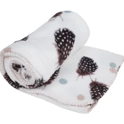 Plaid design attrape rêve plume