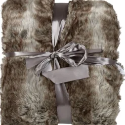 Plaid effet fourrure