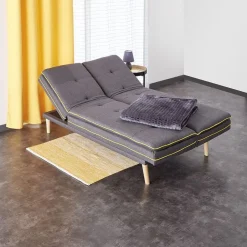 Plaid en flanelle avec relief uni 130x160 cm