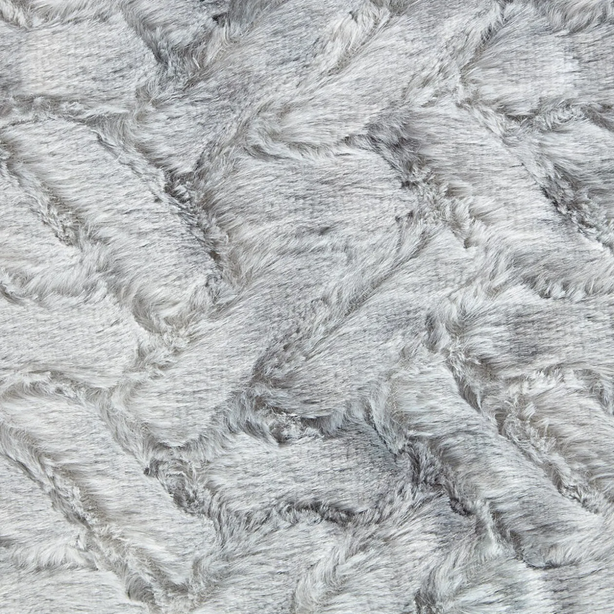 Plaid en polyester imitation fourrure et tissu sherpa 127x152 cm