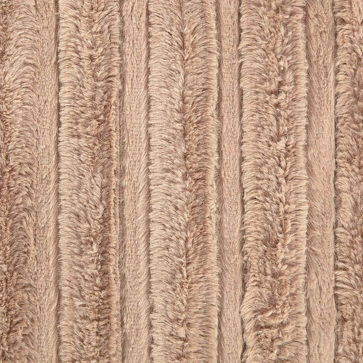 Plaid en polyester imitation fourrure et tissu sherpa 127x152 cm