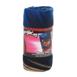 Plaid enfant Ladybug rouge et bleu Miraculous