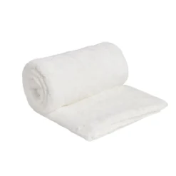 Plaid fausse fourrure - marron ou blanc