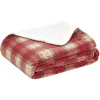 Plaid flanelle à motif tartan 130x160 cm