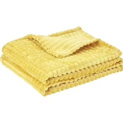 Plaid flanelle motif quadrillé 130x160 cm