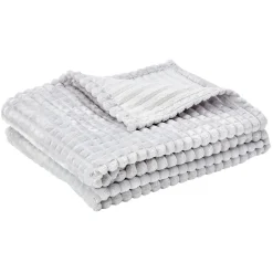 Plaid flanelle motif quadrillé 130x160 cm