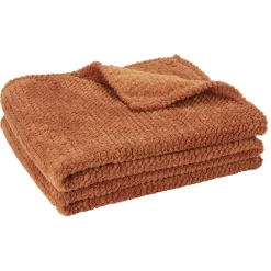 Plaid Flanelle XL 150x200cm effet pop corn