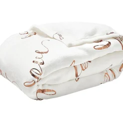 Plaid imprimé Love polyester