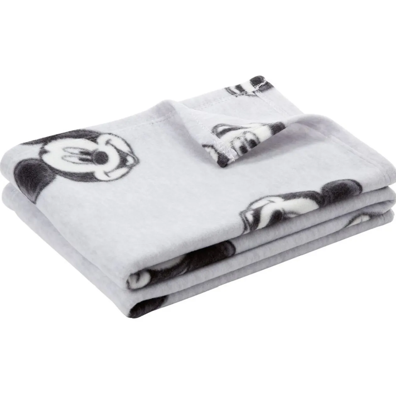 Plaid imprimé Mickey ou Minnie 120x150cm