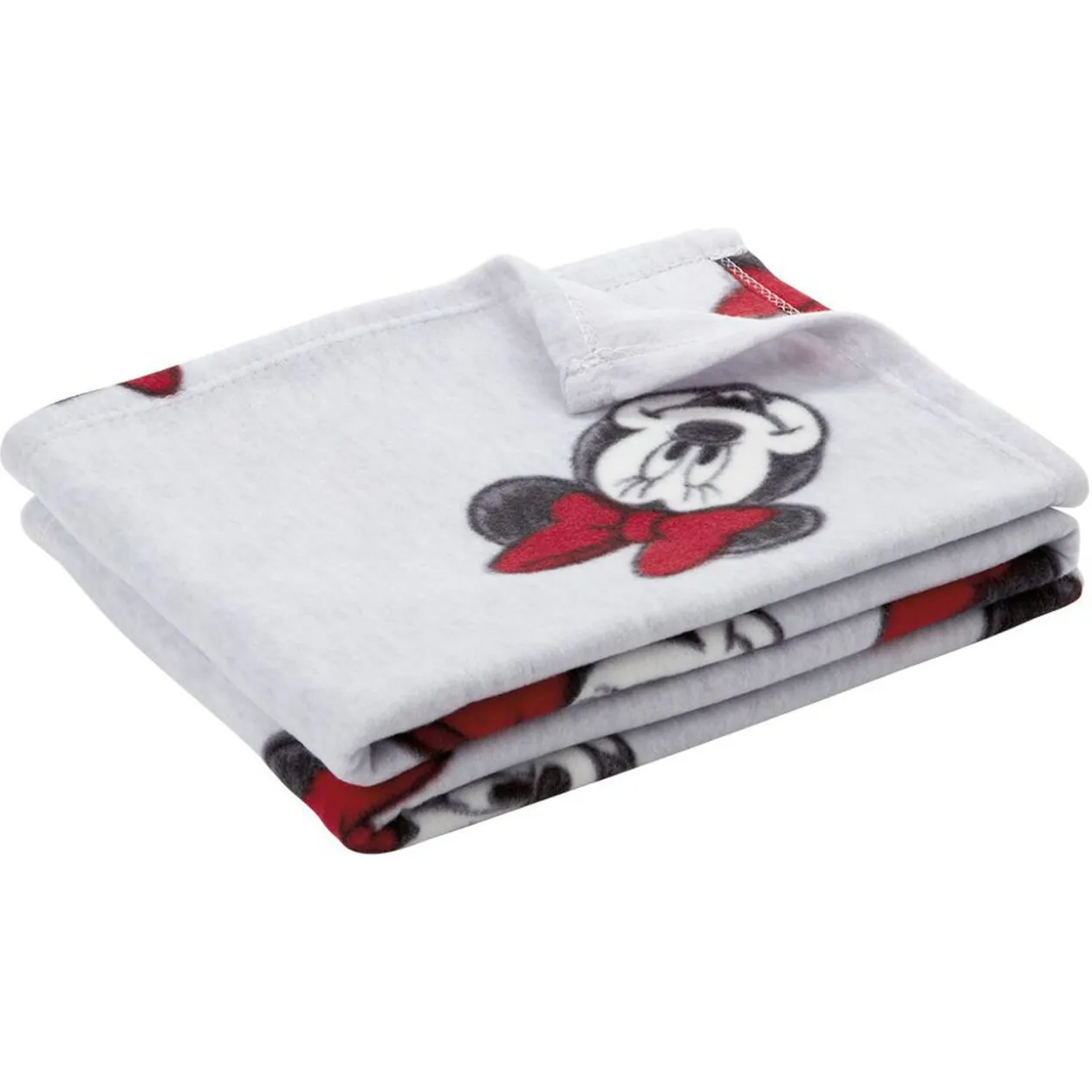 Plaid imprimé Mickey ou Minnie 120x150cm