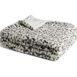 Plaid léopard 130x160cm polyester - 2 modèles