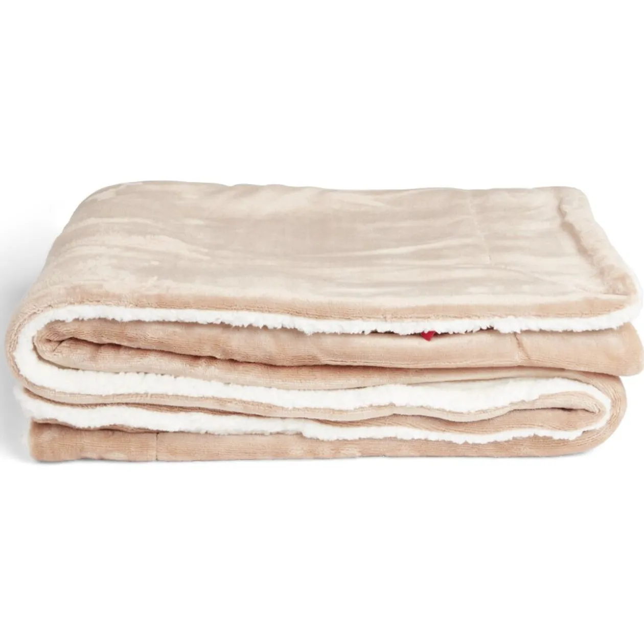 Plaid pilou pilou marron 127x152cm