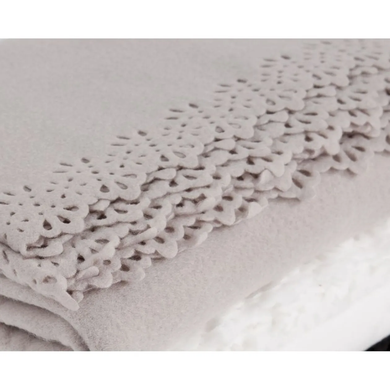 Plaid polaire polyester uni