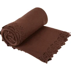 Plaid polaire uni en polyester