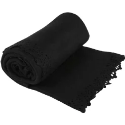 Plaid polaire uni en polyester