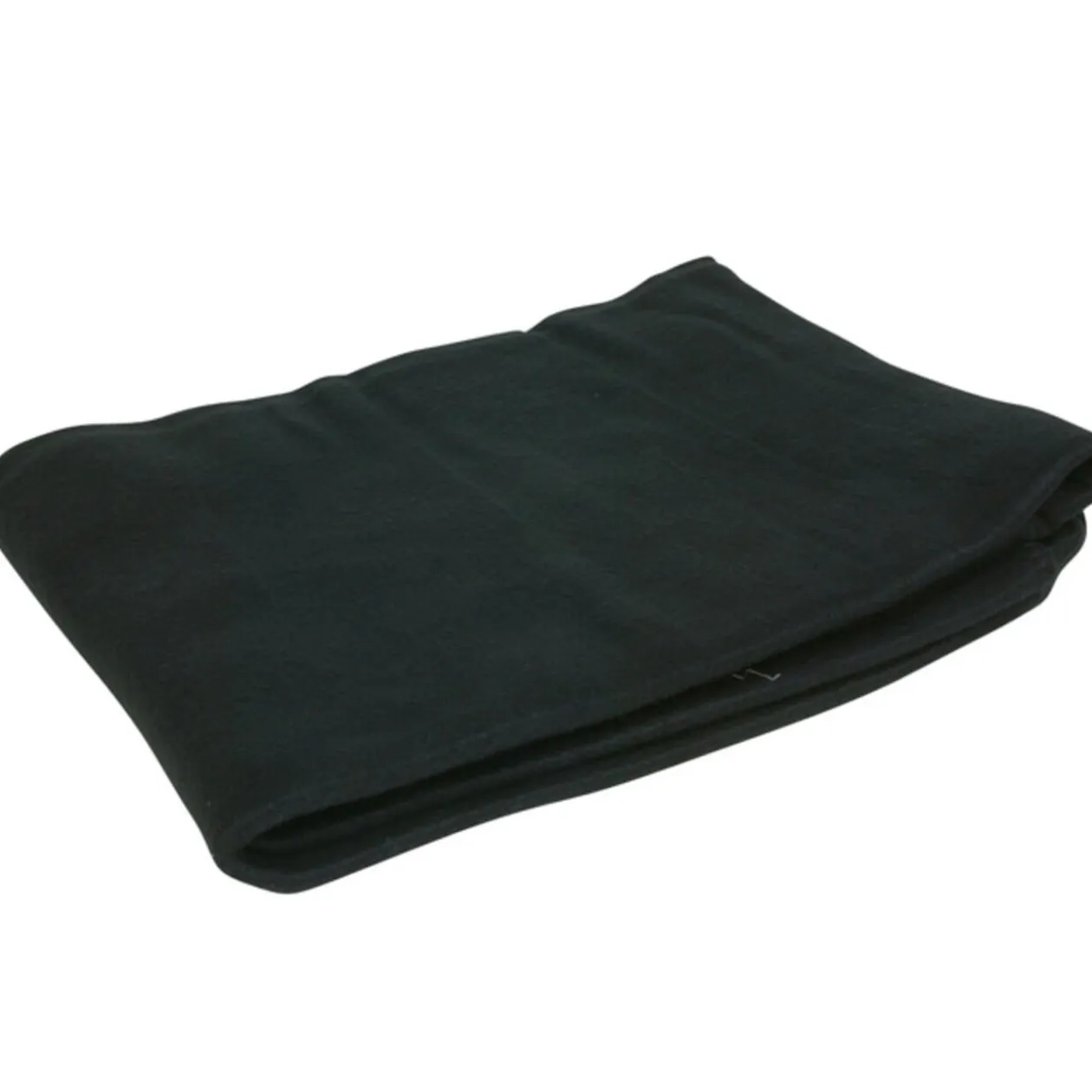 Plaid polaire uni noir