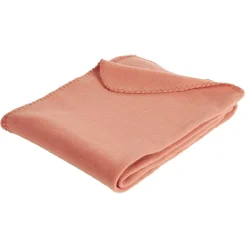 Plaid polaire uni 130x160cm rouge