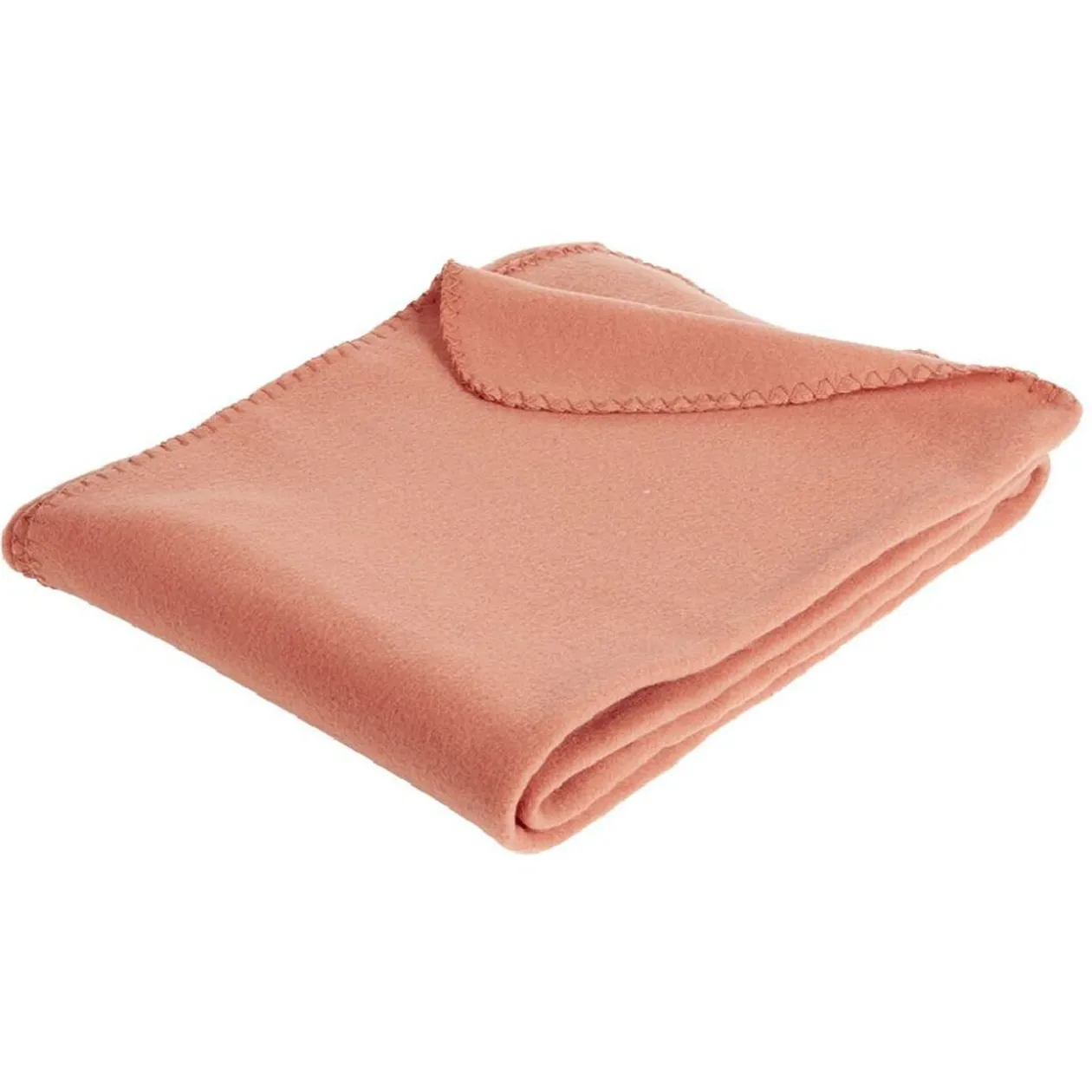 Plaid polaire uni 130x160cm rouge