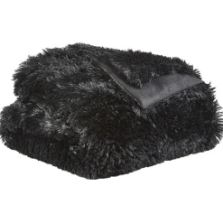 Plaid shaggy uni polyester