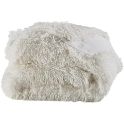 Plaid shaggy uni polyester