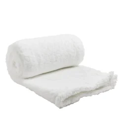 Plaid sherpa blanc L130x160cm