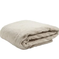 Plaid sherpa pilou pilou gris L130x160cm