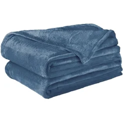 Plaid XXL flanelle uni 180x200 cm