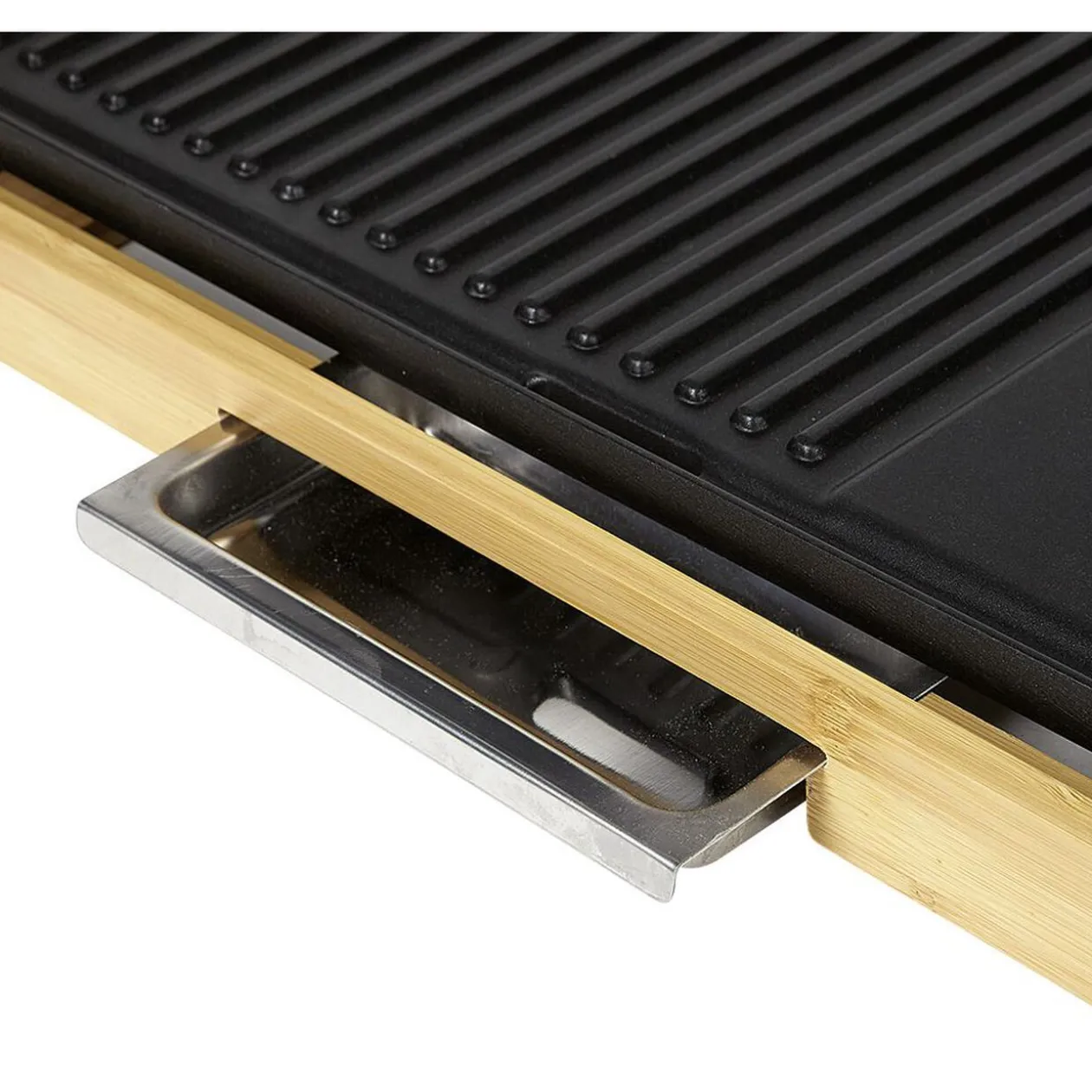 Plancha grill en bambou 1500W