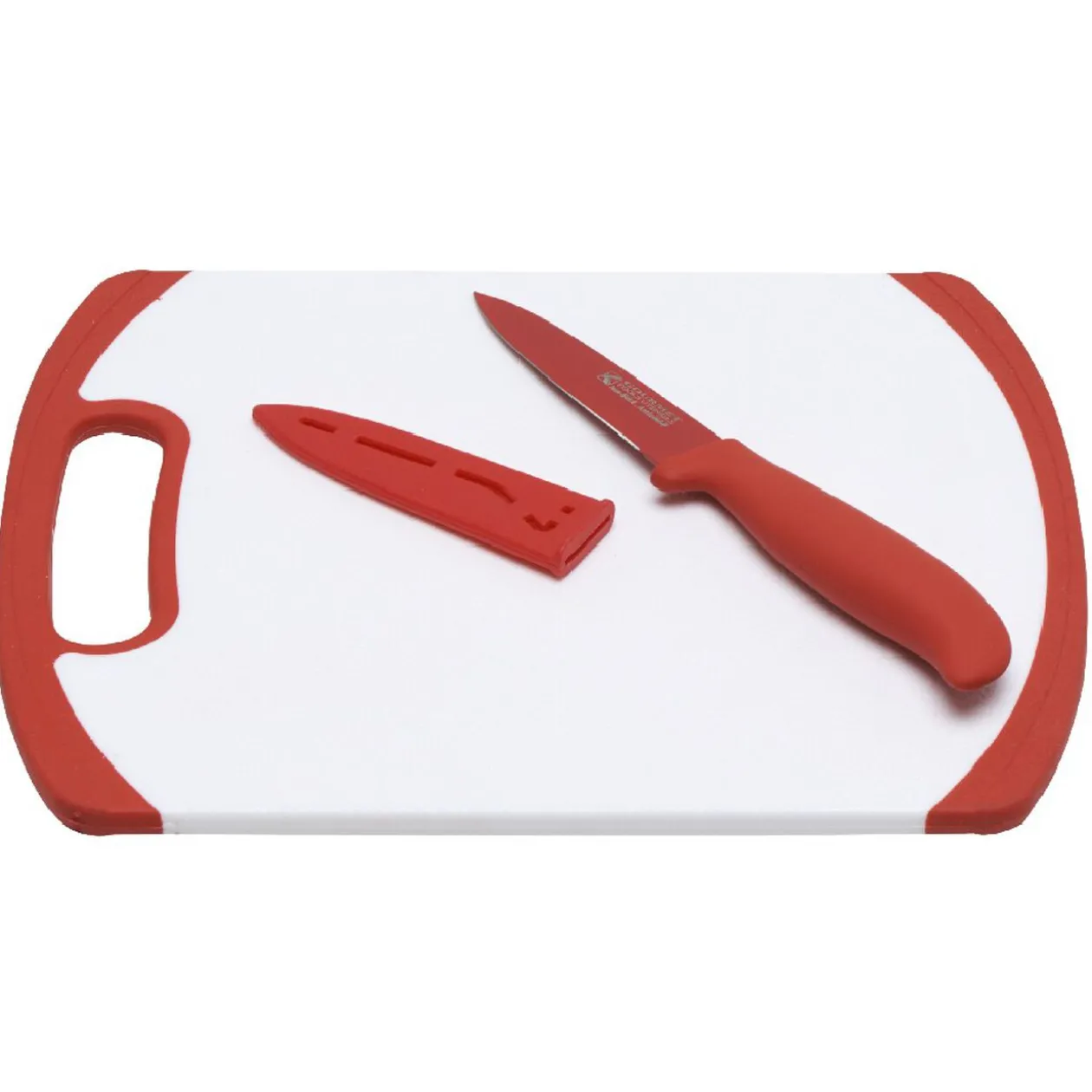 Planche à découper avec couteau