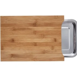 Planche à découper avec plateau