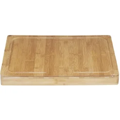 Planche à découper avec rebord en bambou
