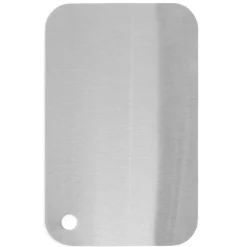 Planche à découper en inox 15x24cm