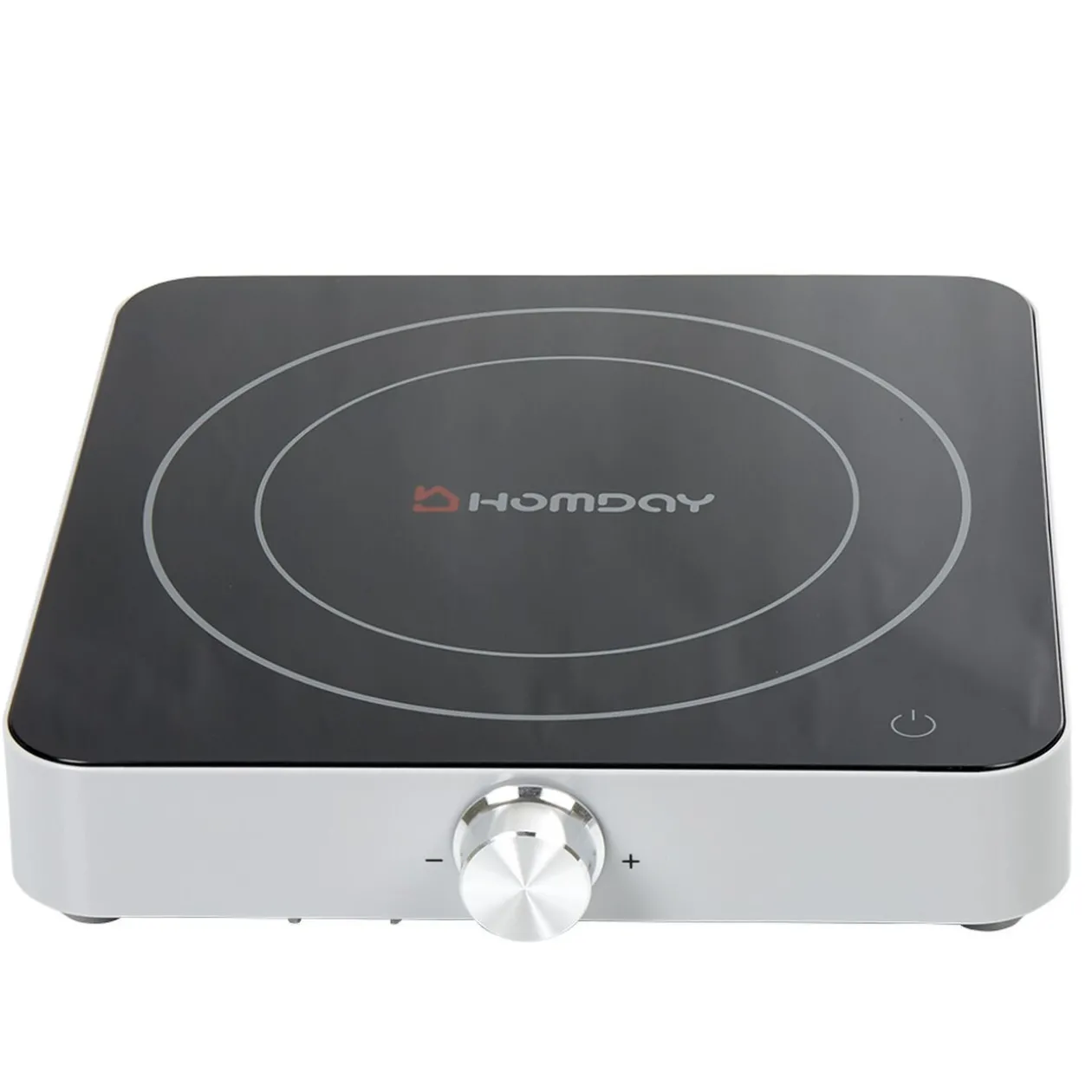 Plaque à induction noire et blanche Trisa 1 800 W