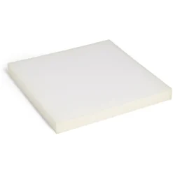 Plaque de mousse polyester blanc 40x40x4cm