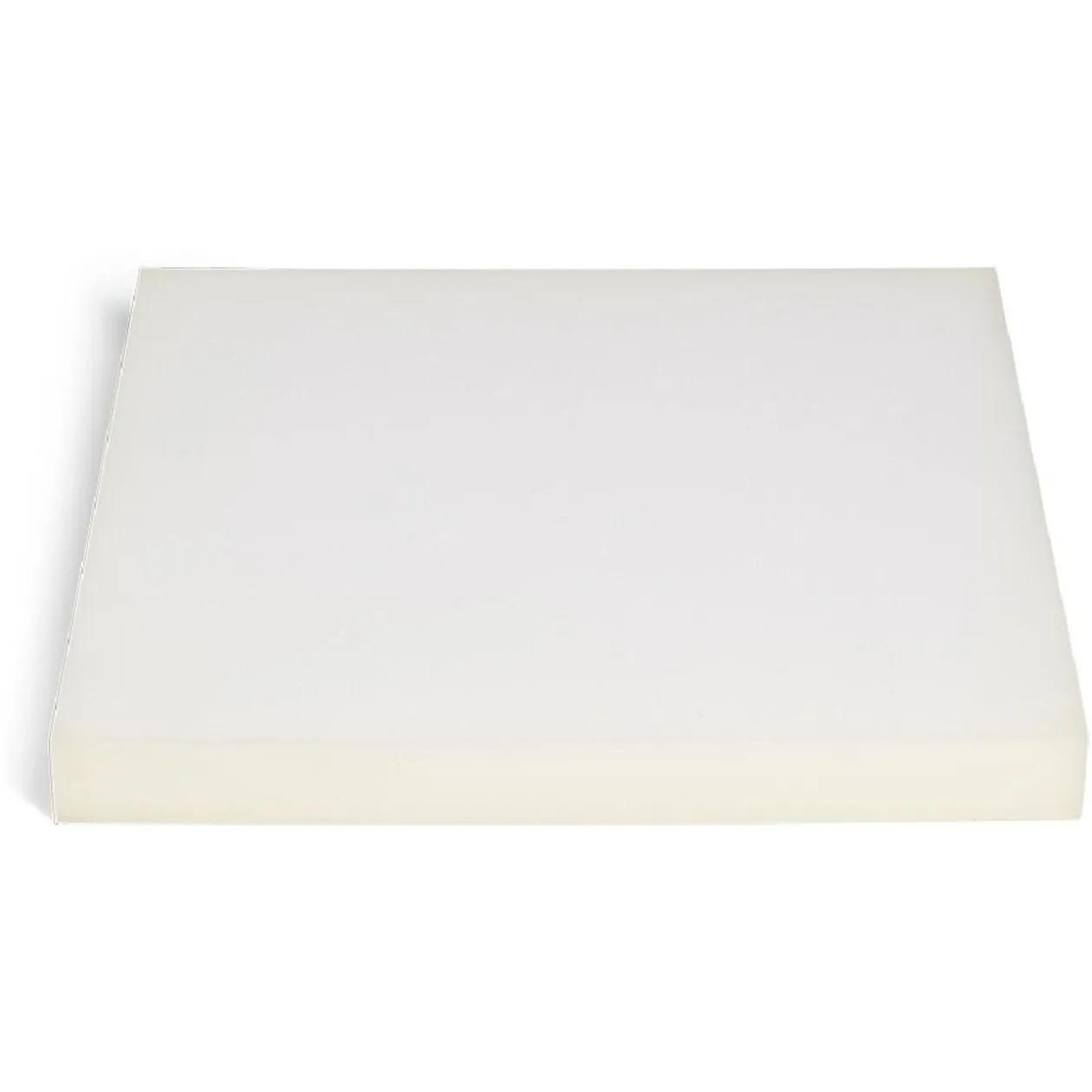 Plaque de mousse polyester blanc 40x40x4cm