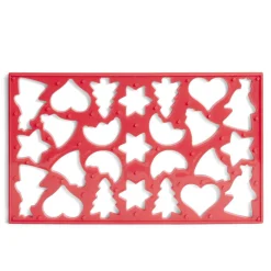 Pochoir à pâtisserie Noël 7 formes 22x37cm