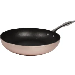 Poêle aluminium effet pierre cuivrée