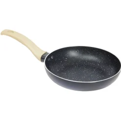 Poêle antiadhérente poignée soft touch beige et noir Ø20cm