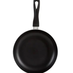 Poêle antiadhésive aluminium dégradé gris poignée bakélite noire