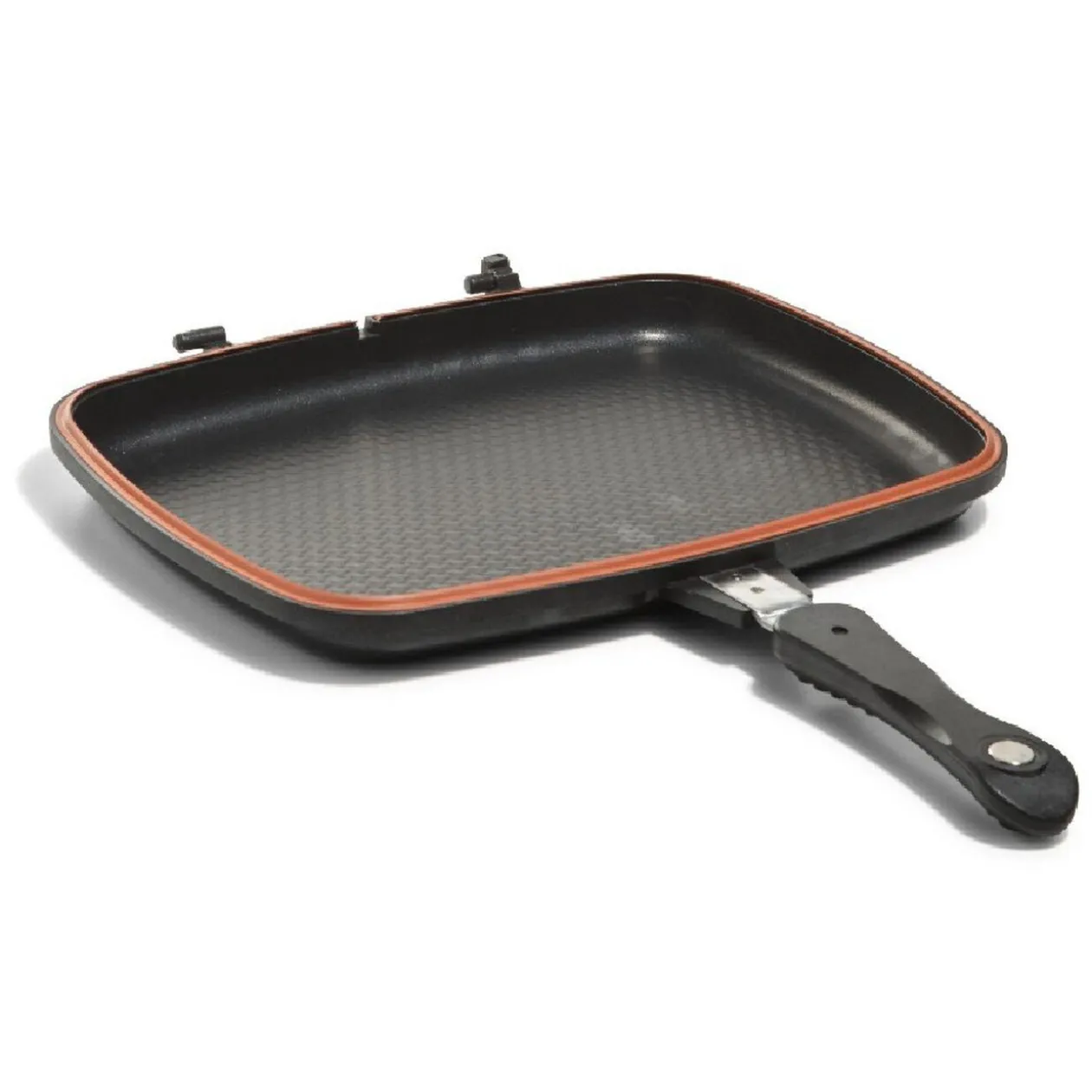 Poêle grill double face